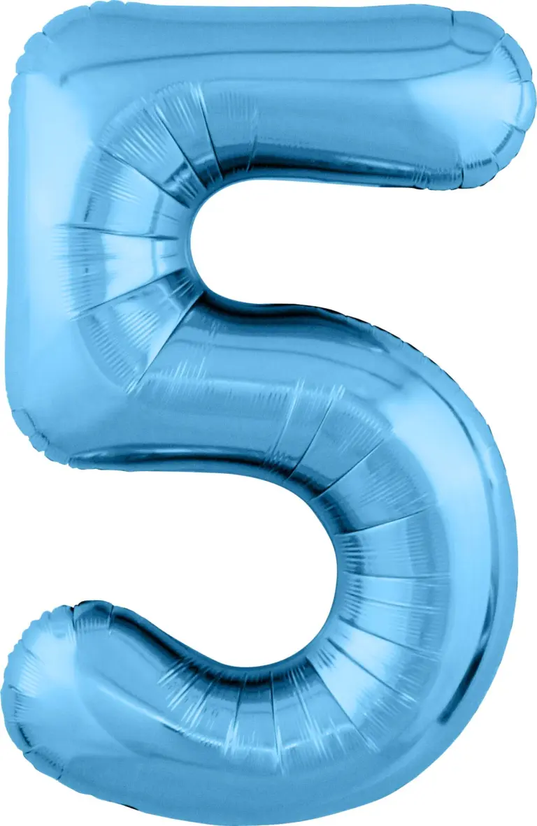 Цифра, 5 Slim, Голубой